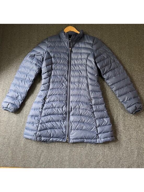Patagonia Jackets & Blazers - Patagonia Near Mint Silent Down Women's XS Puffer Hooded Forge Grey Parka